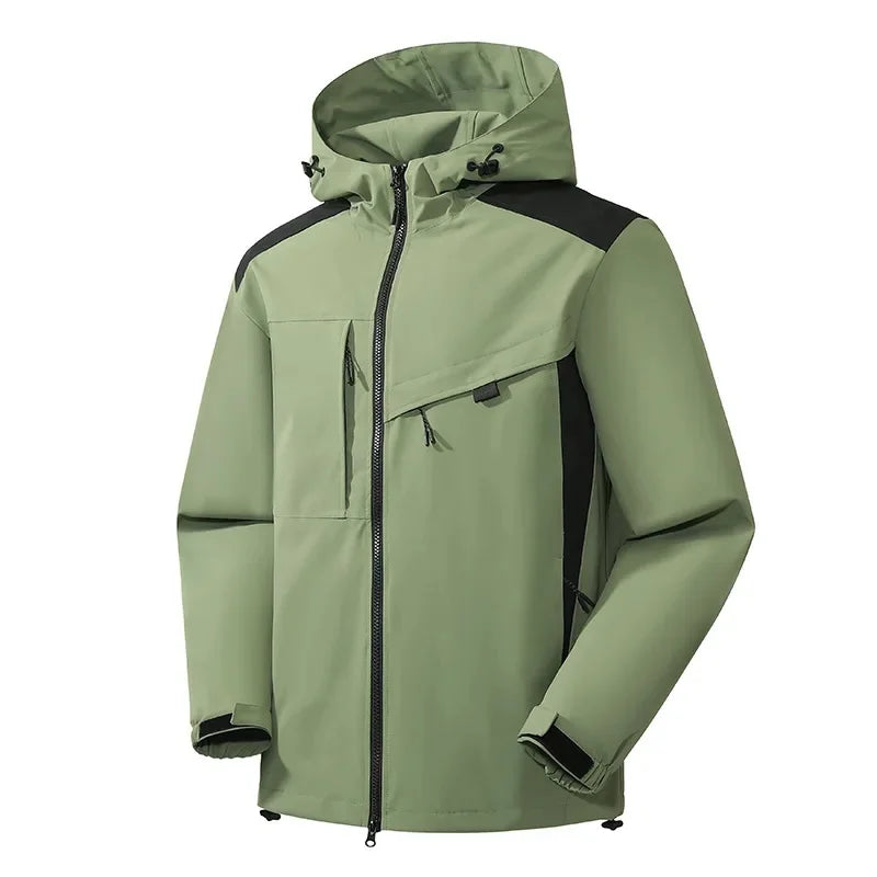 Men's Ski Jacket Hooded Casual Sporty Winter Outerwear