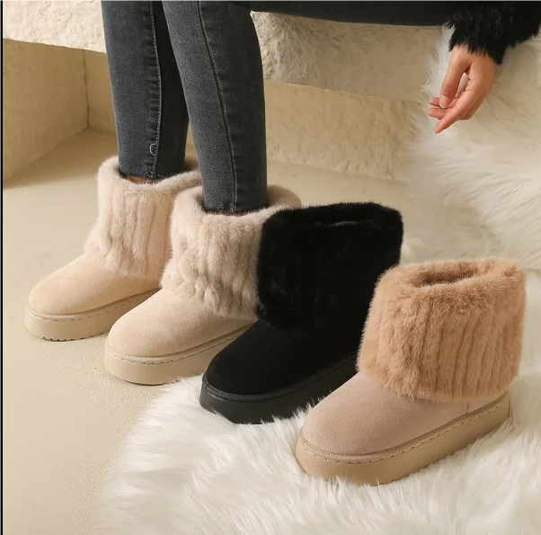 Winter Boots Luxe Lining Casual Design Warm Comfortable