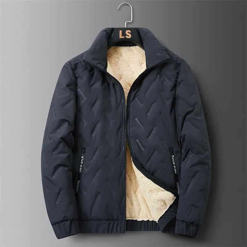Men's Ski Jacket Classic Fit Winter Outerwear Hooded
