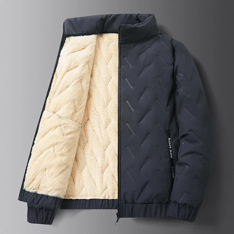 Men's Ski Jacket Classic Fit Winter Outerwear Hooded