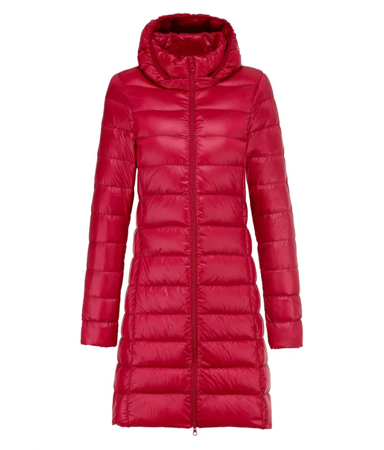 Ultralight Long Jacket Slim Cut Packable Lightweight