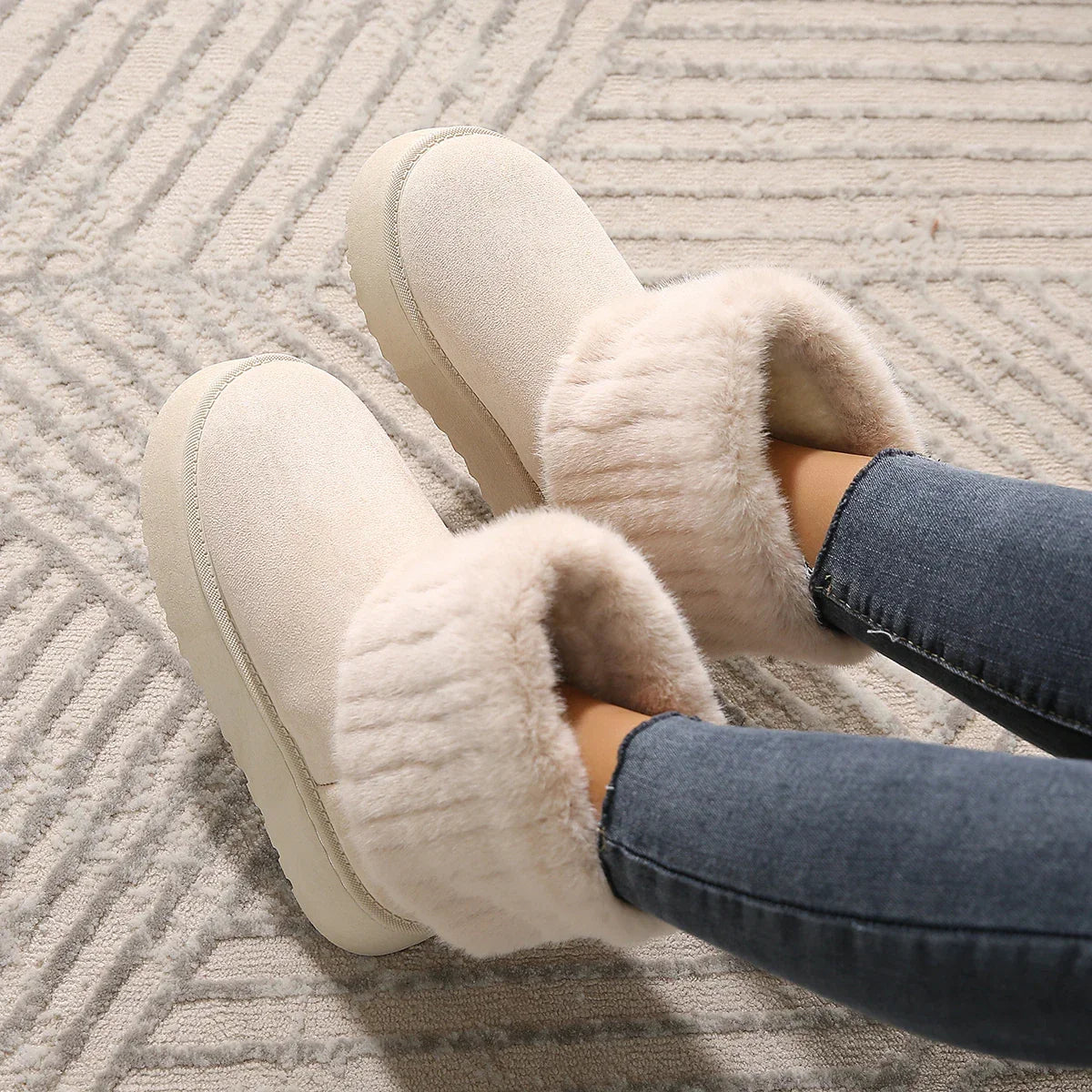 Winter Boots Luxe Lining Casual Design Warm Comfortable