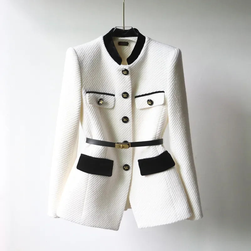 Elegant Wool Coat Refined Craftsmanship Timeless Design