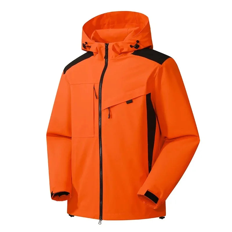 Men's Ski Jacket Hooded Casual Sporty Winter Outerwear