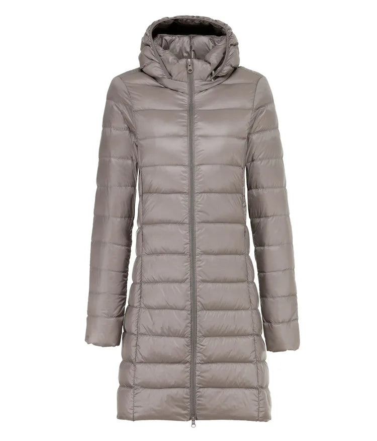 Ultralight Long Jacket Slim Cut Packable Lightweight