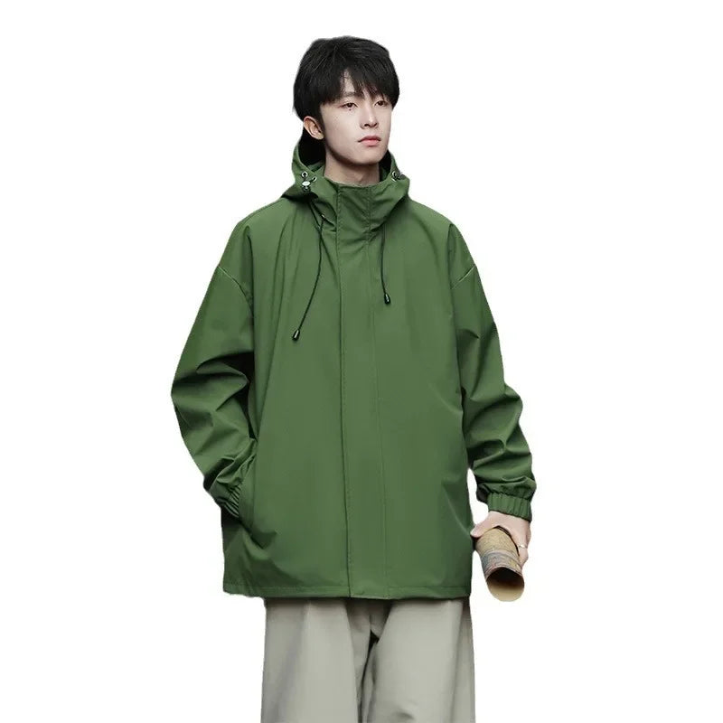 Men's Ski Jacket Hooded Plus Size Winter Outerwear