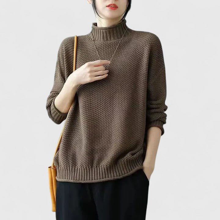 Soft Knit Jumper Tailored Round Neck Long Sleeve Everyday