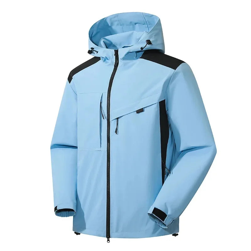 Men's Ski Jacket Hooded Casual Sporty Winter Outerwear