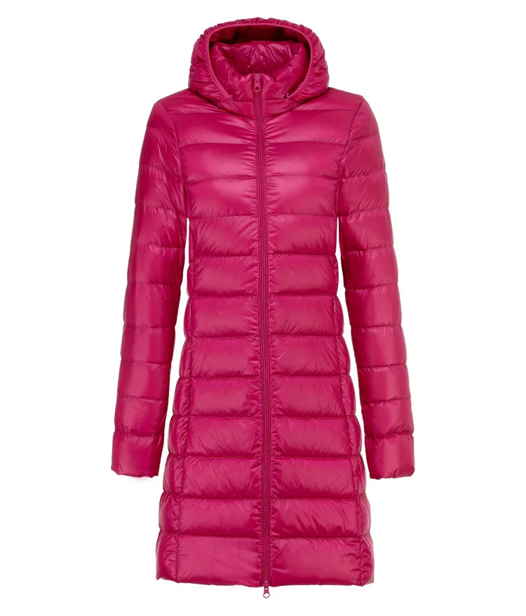 Ultralight Long Jacket Slim Cut Packable Lightweight