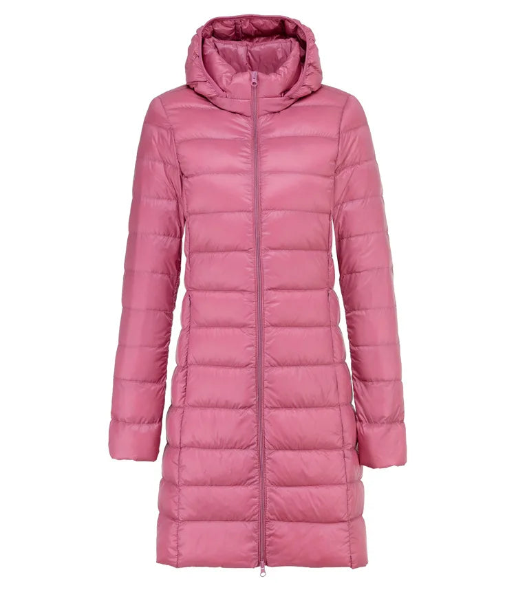 Ultralight Long Jacket Slim Cut Packable Lightweight