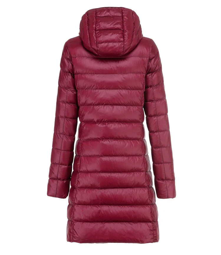 Ultralight Long Jacket Slim Cut Packable Lightweight