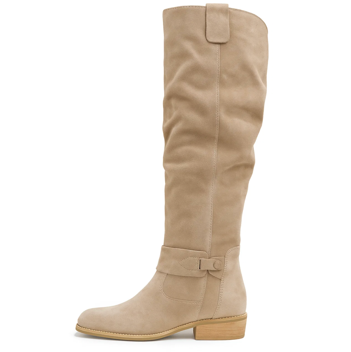 Suede Boots Soft 3cm Heel Elegant Comfortable Fit