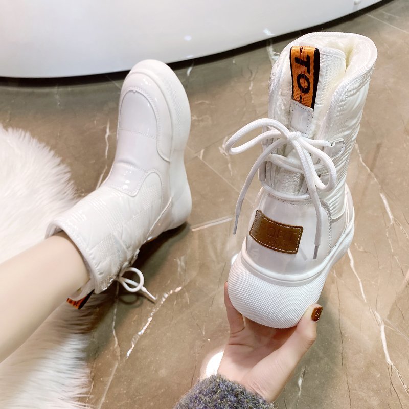 Waterproof Ankle Boots Warm Lined Rain Snow Winter Grip