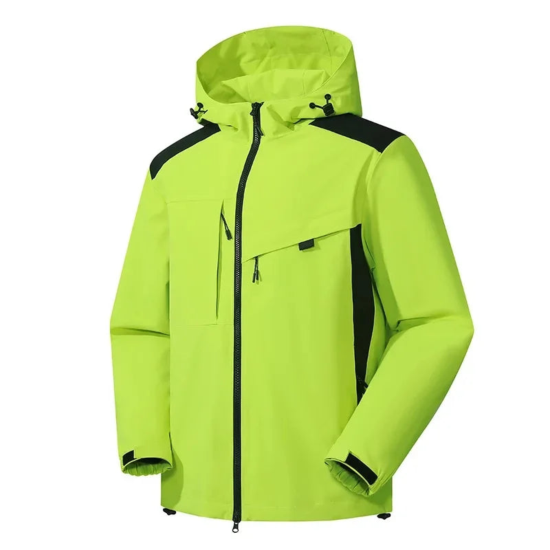 Men's Ski Jacket Hooded Casual Sporty Winter Outerwear