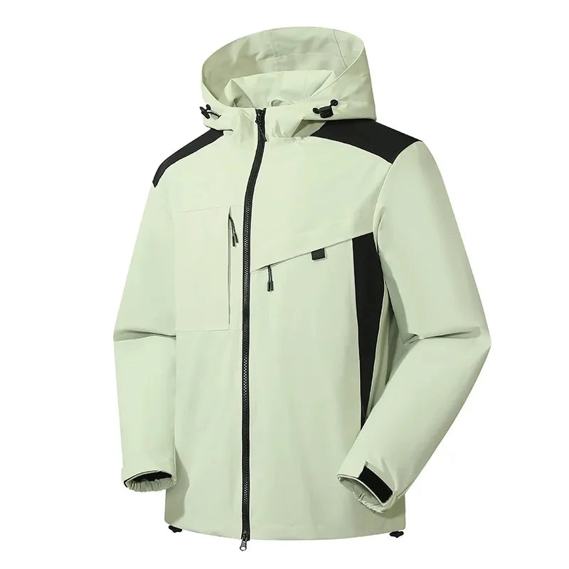 Men's Ski Jacket Hooded Casual Sporty Winter Outerwear
