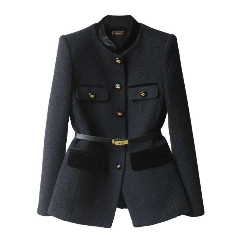Elegant Wool Coat Refined Craftsmanship Timeless Design