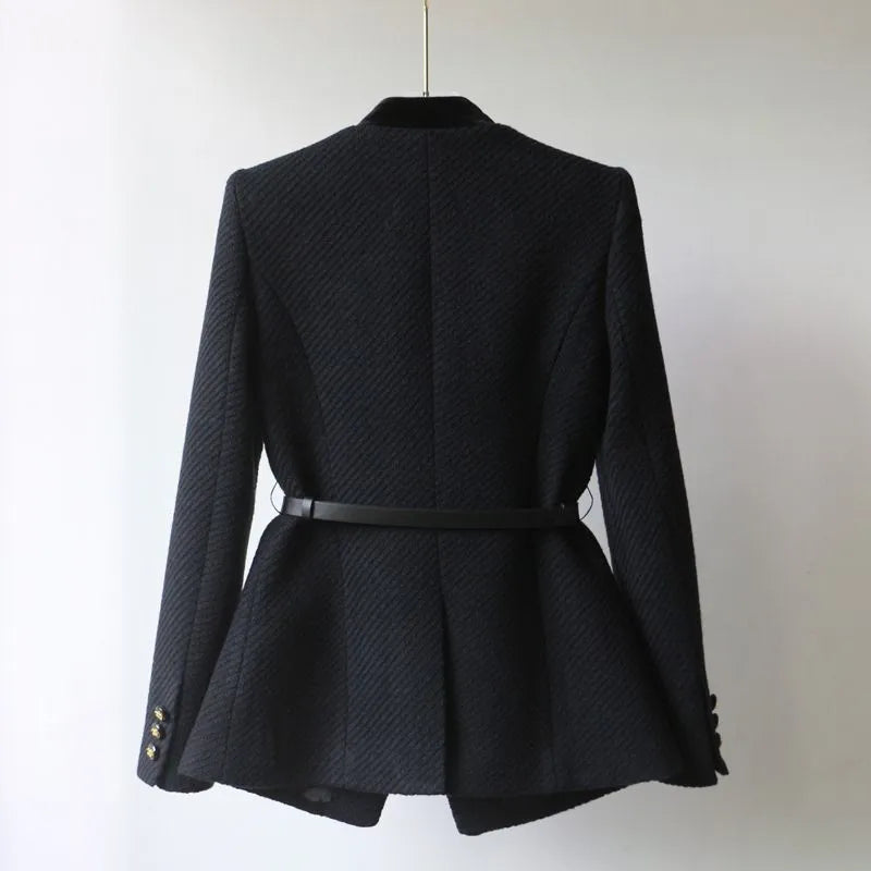 Elegant Wool Coat Refined Craftsmanship Timeless Design