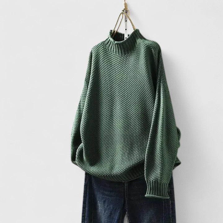 Soft Knit Jumper Tailored Round Neck Long Sleeve Everyday