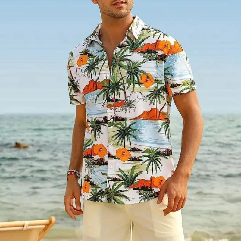 Hawaiian Beach Shirt Summer