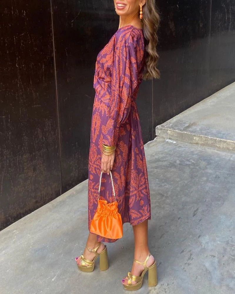 Women’s Wedding Guest A-Line Maxi Dress