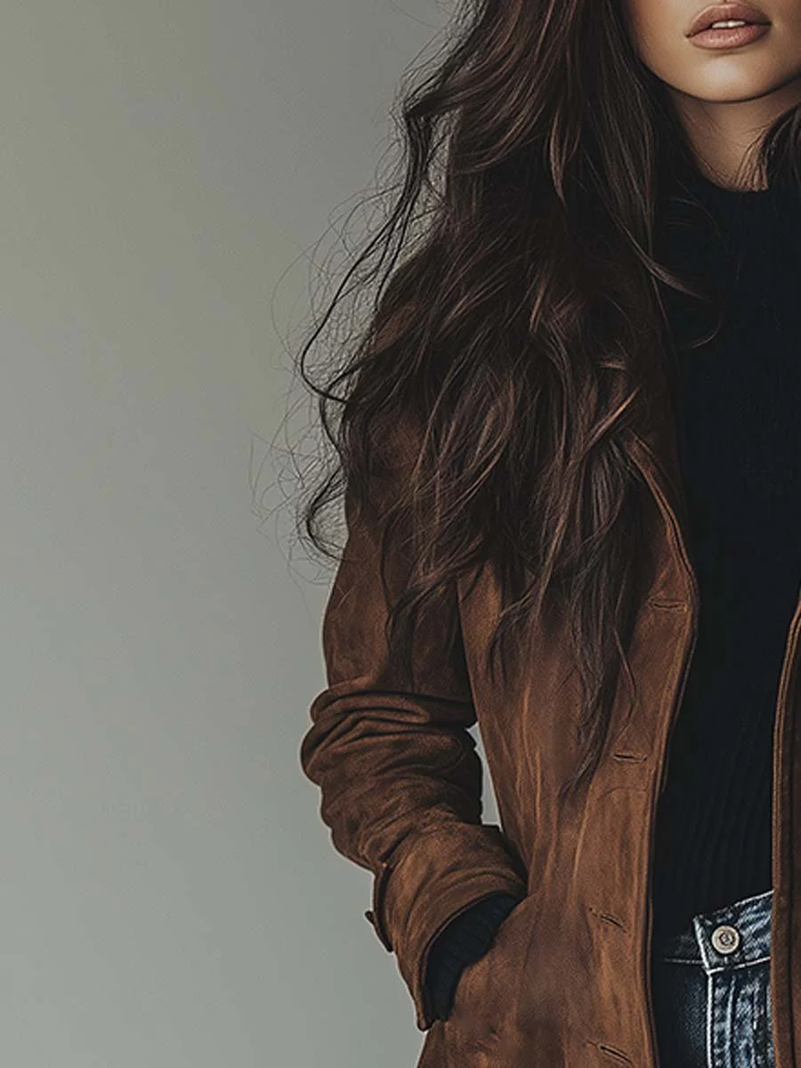 Vintage Trench Coat Classic Belted Timeless Layering