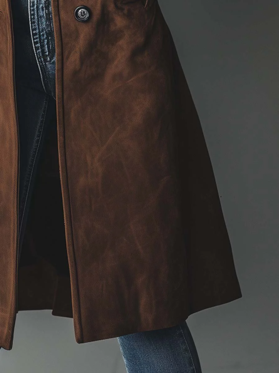 Vintage Trench Coat Classic Belted Timeless Layering
