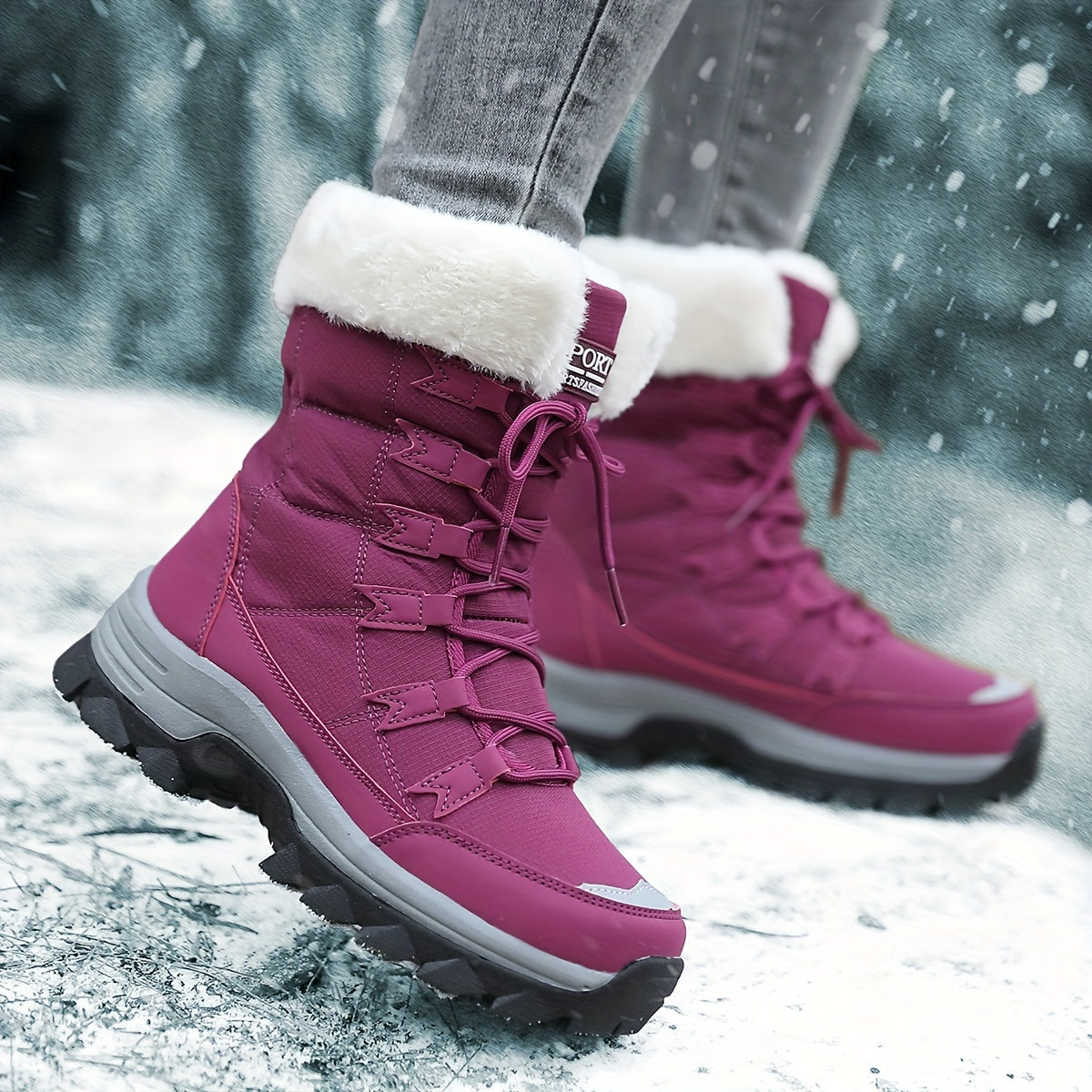 Waterproof Winter Boots Warm Casual Comfort Cold Weather