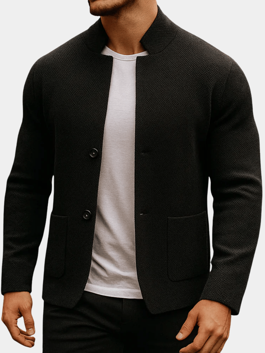 Men's Knit Texture Waistcoat Layering Smart Casual Versatile
