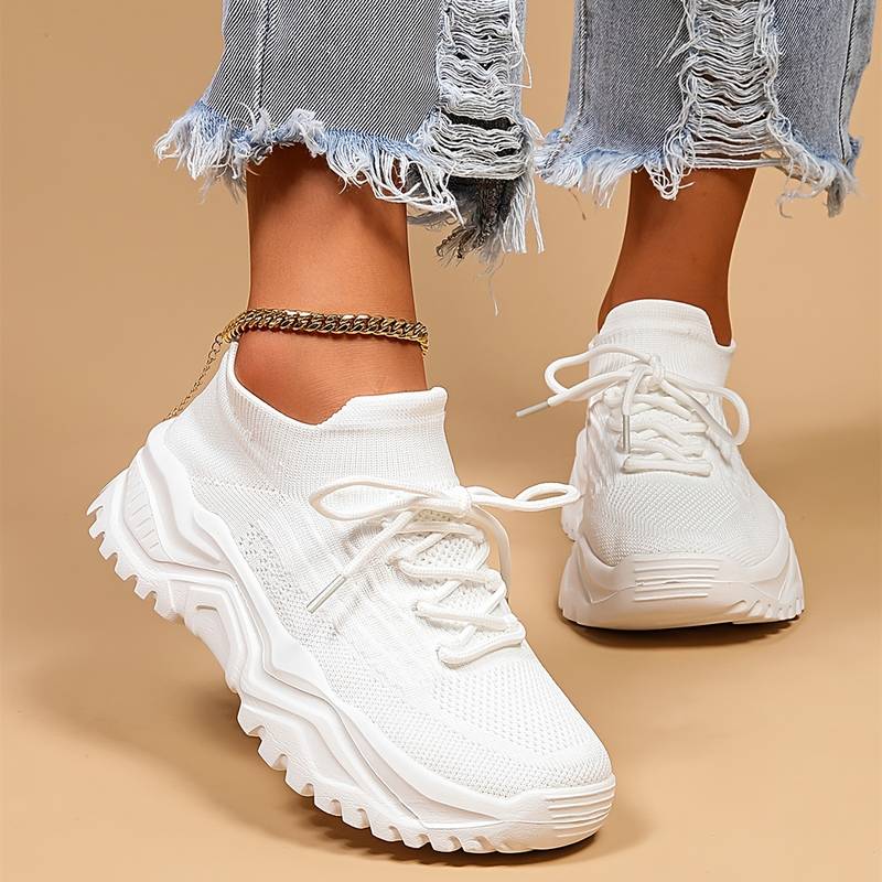 Breathable Sport Shoes Cushioned Support All Day Comfort