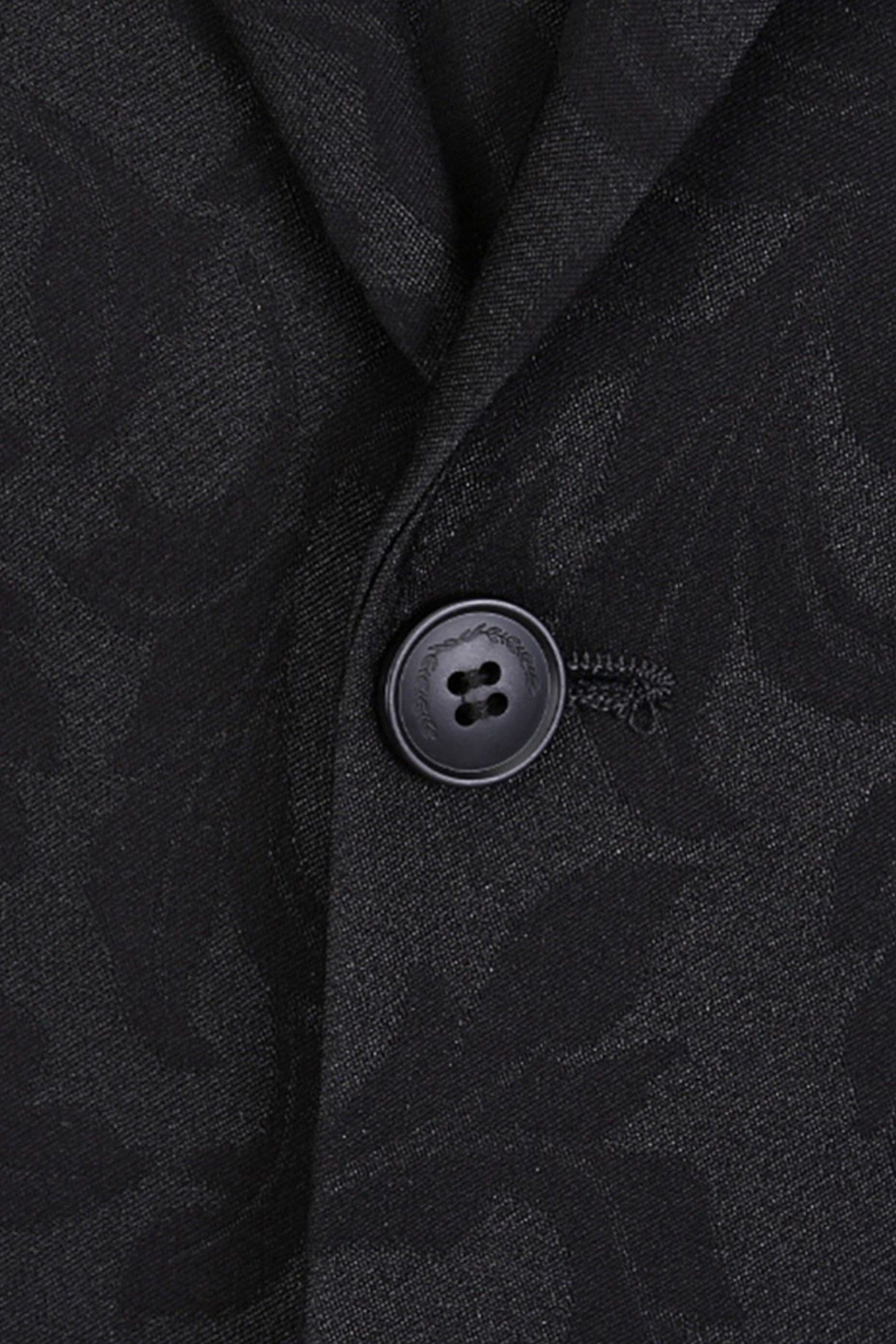 Jacquard Slim Fit Wedding Business 3 Piece Suit Blazer Vest Trousers