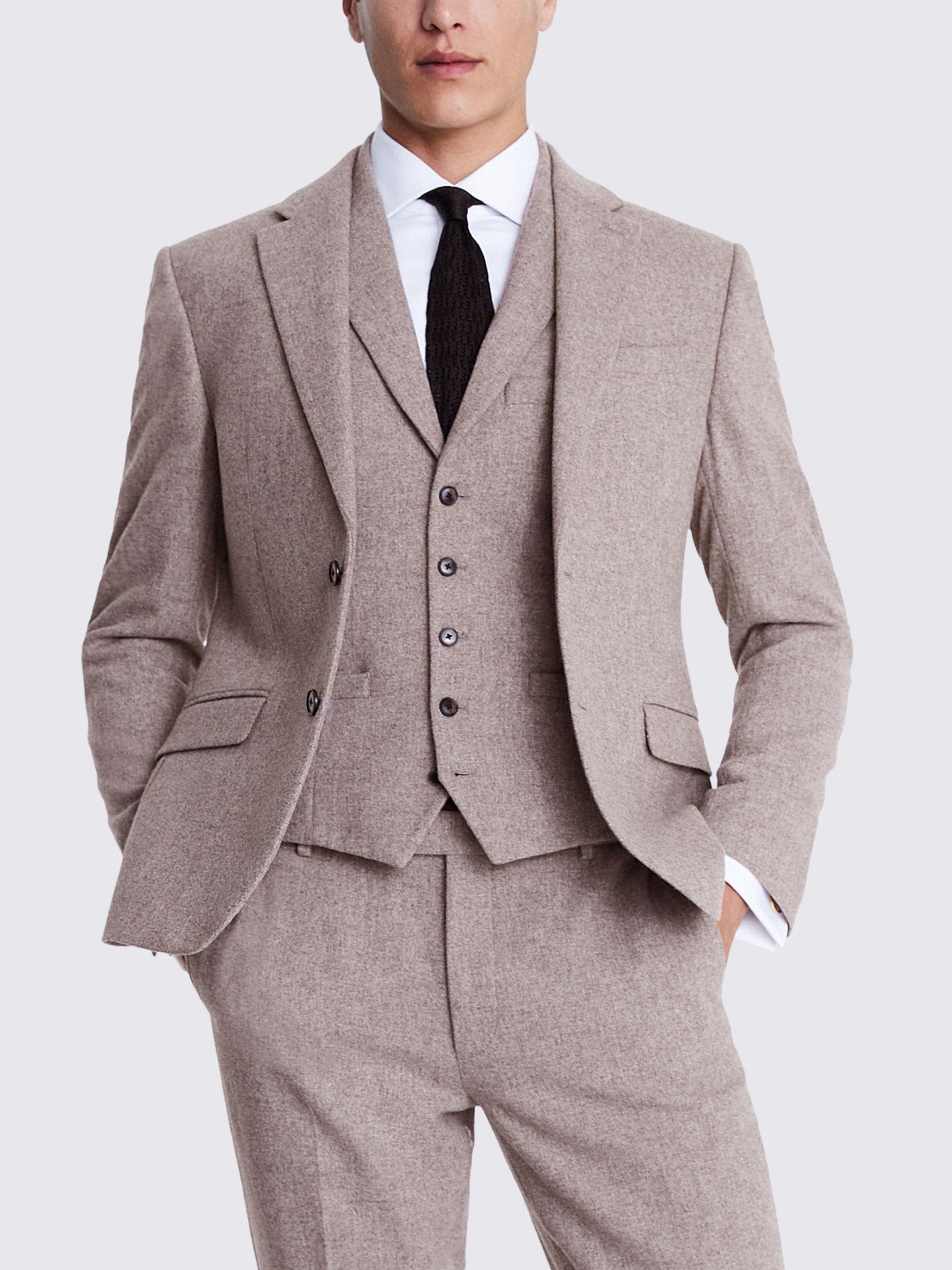 Tweed 3 Piece Suit Blazer Vest Trousers