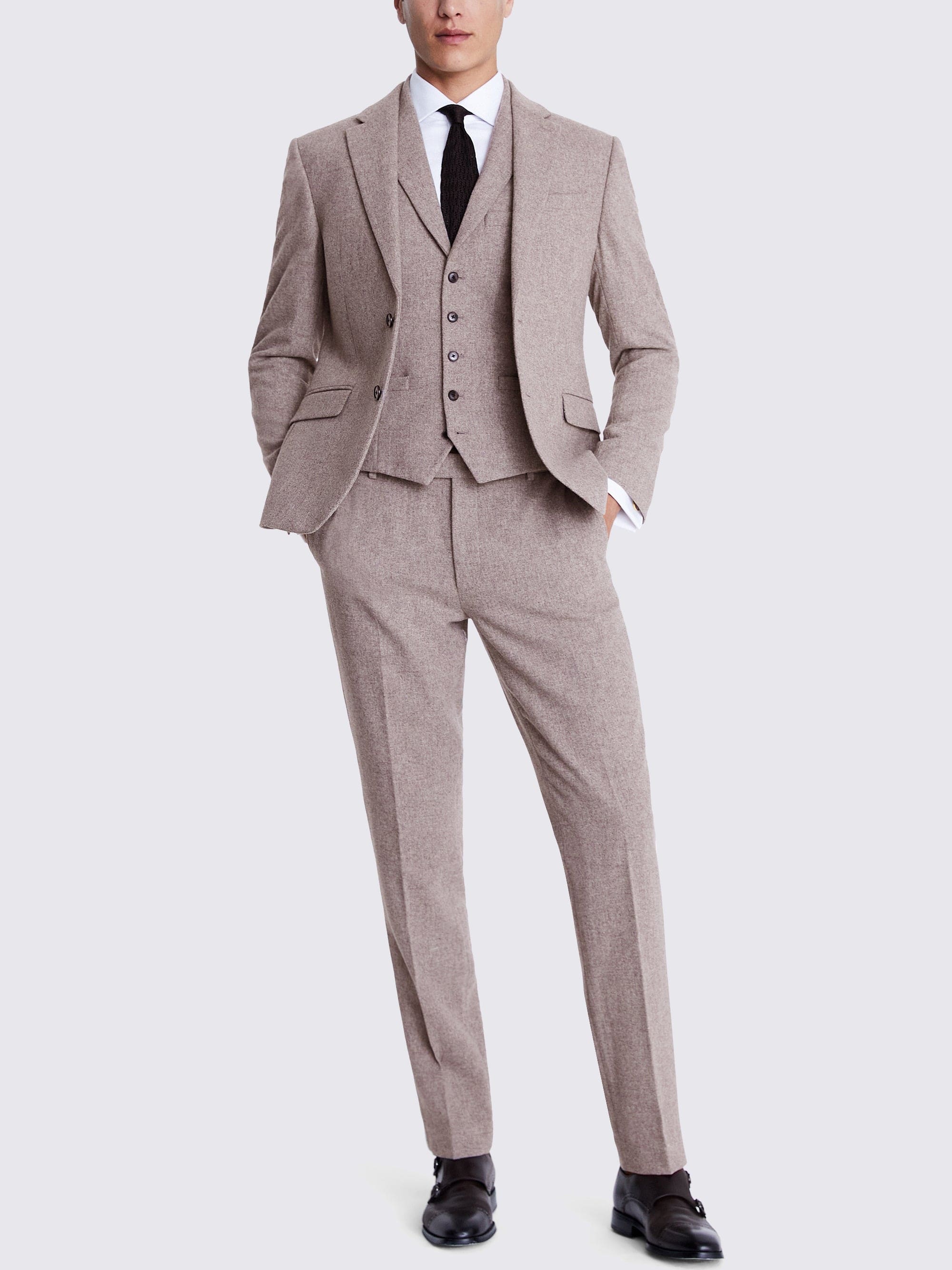 Tweed 3 Piece Suit Blazer Vest Trousers