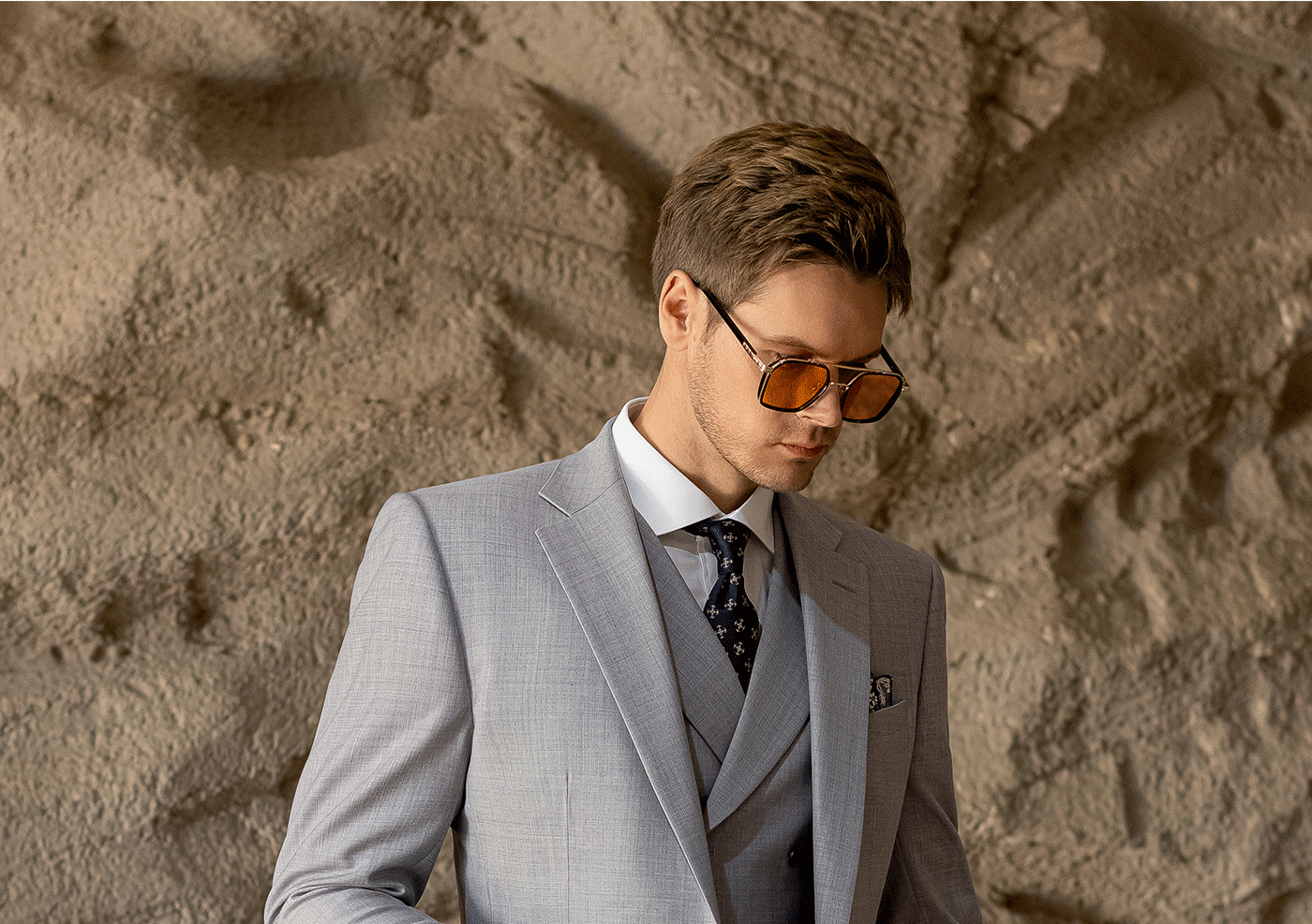 Slim Fit Wedding Business 3 Piece Suit Blazer Vest Trousers