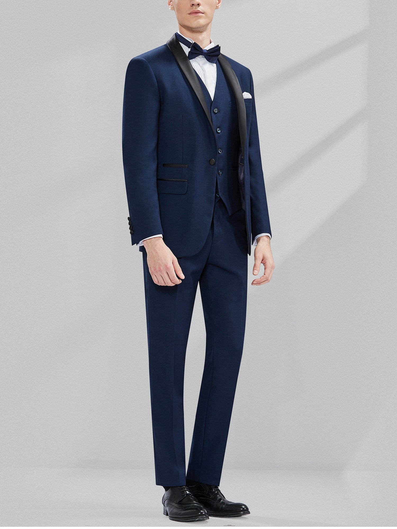 Shawl Lapel Slim Fit Wedding Tuxedo 3 Piece Suit Blazer Vest Trousers