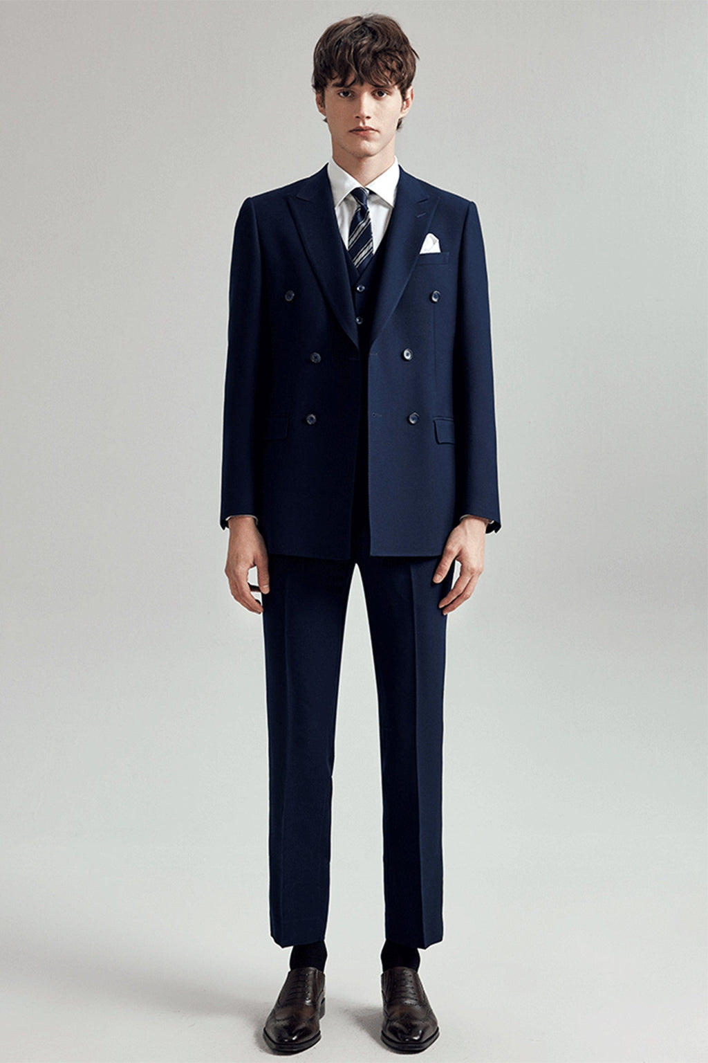 3 Piece Suit Blazer Vest Trousers