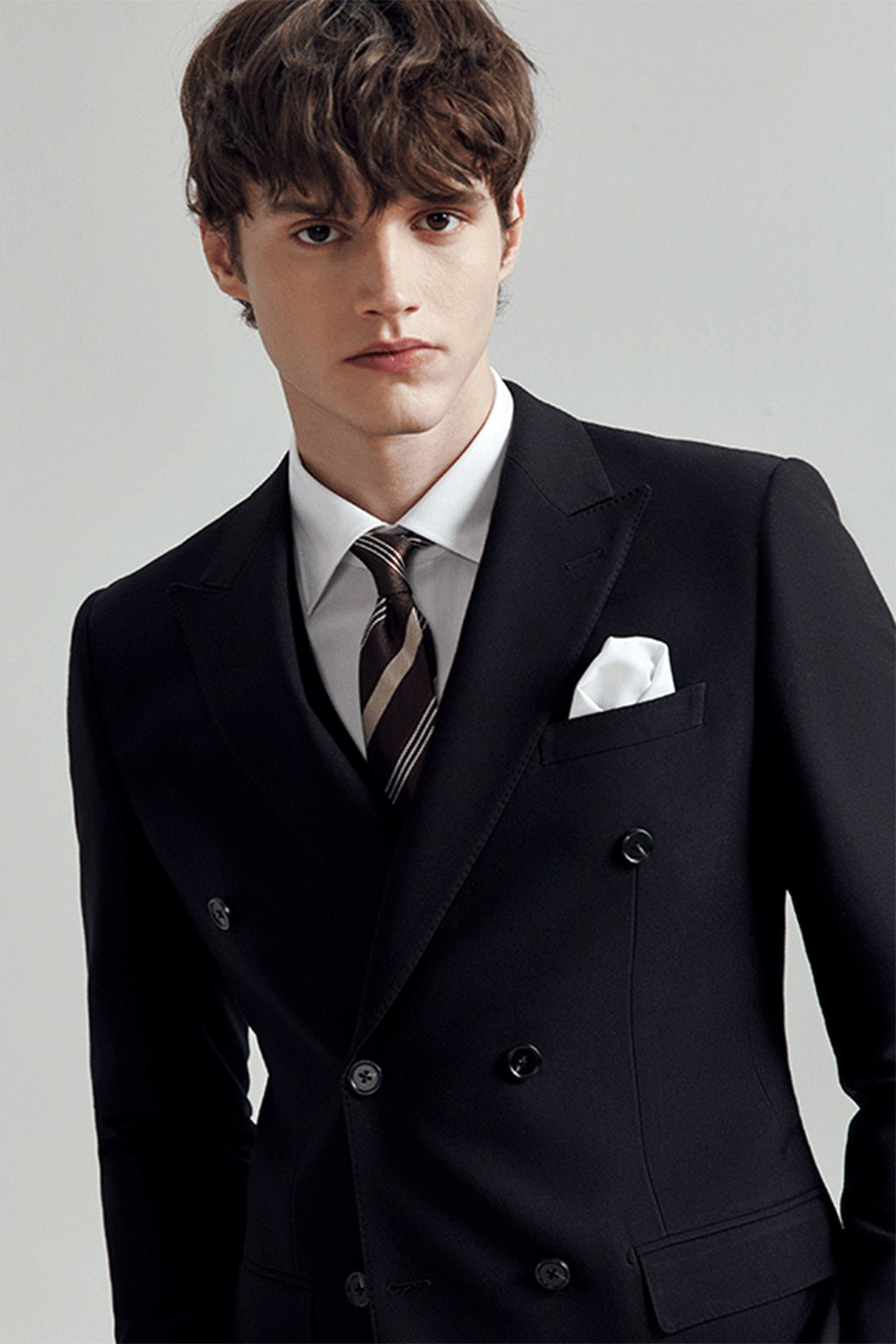 3 Piece Suit Blazer Vest Trousers