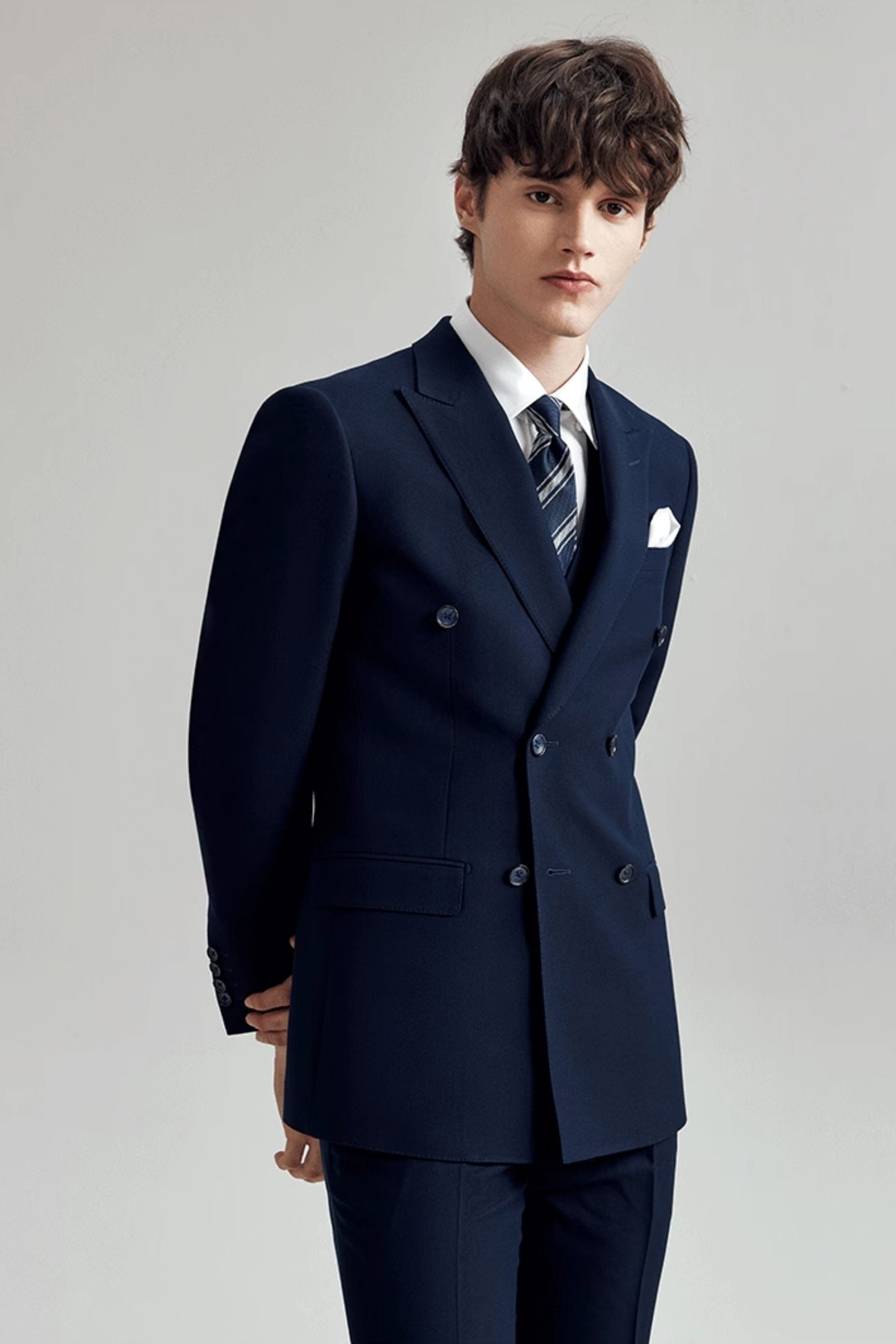 3 Piece Suit Blazer Vest Trousers