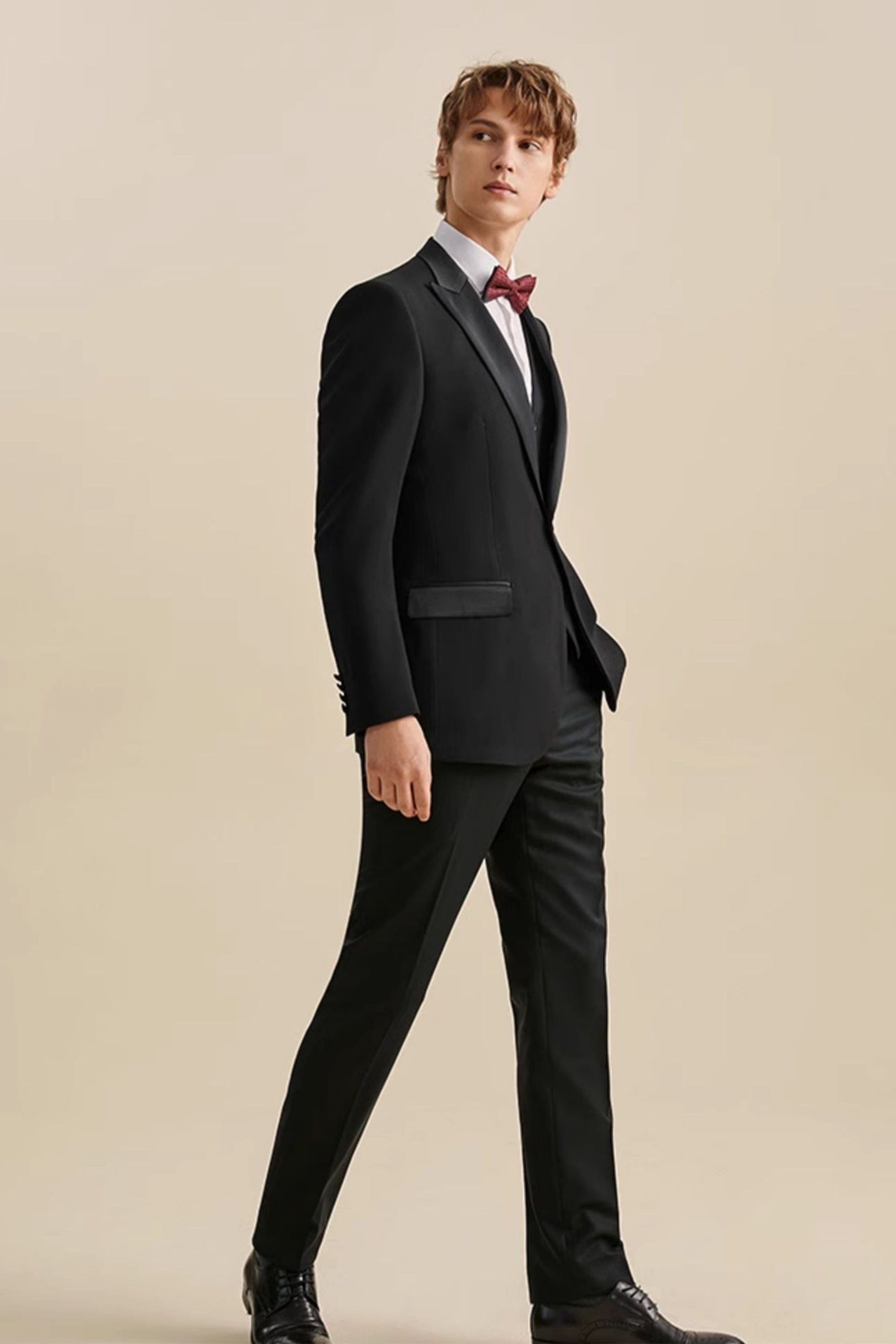 3 Piece Suit Blazer Vest Trousers