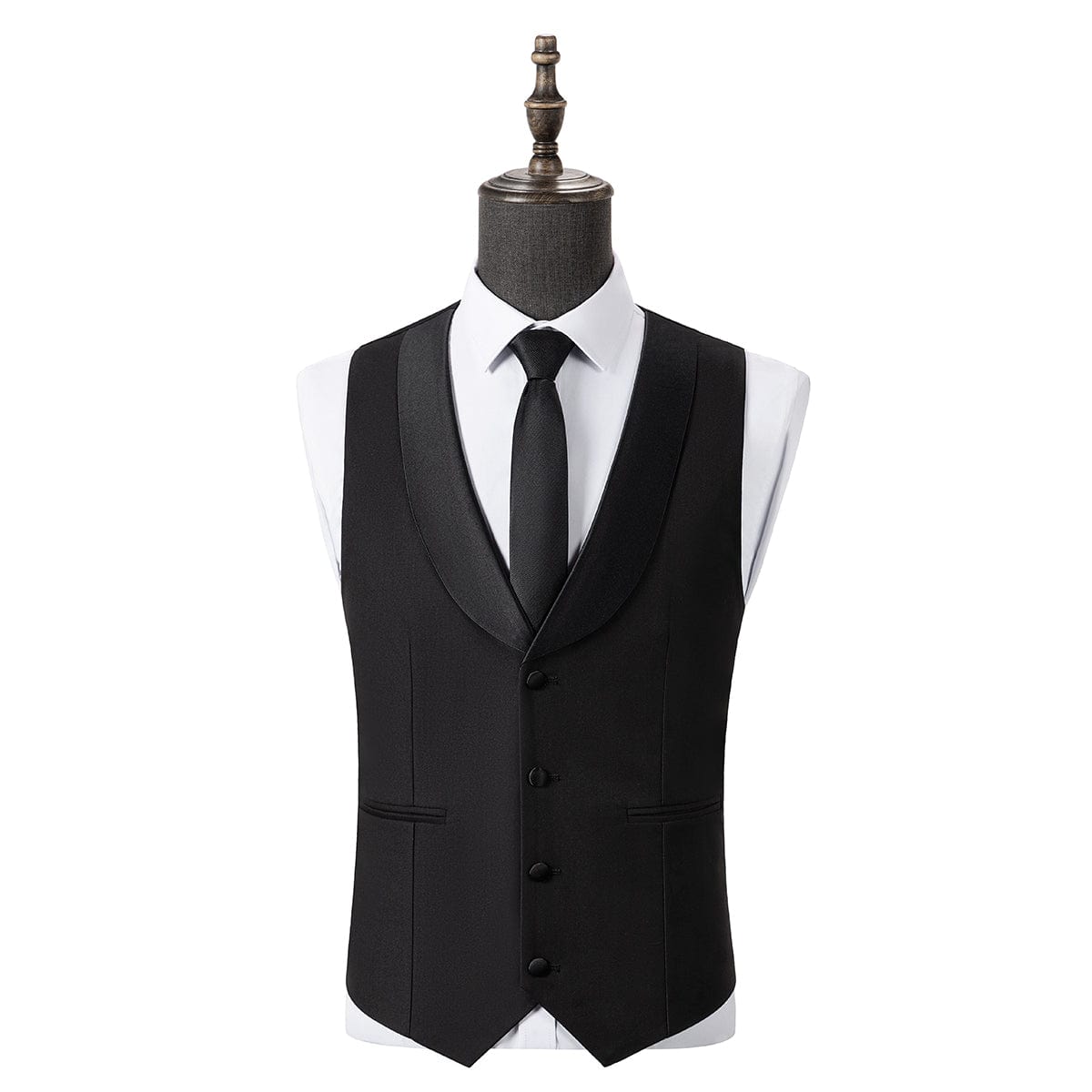 Satin 3 Piece Suit Blazer Vest Trousers