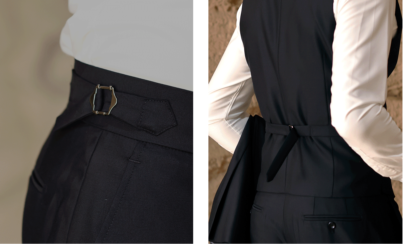 3 Piece Suit Blazer Vest Trousers