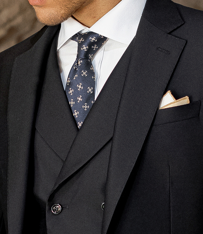 3 Piece Suit Blazer Vest Trousers