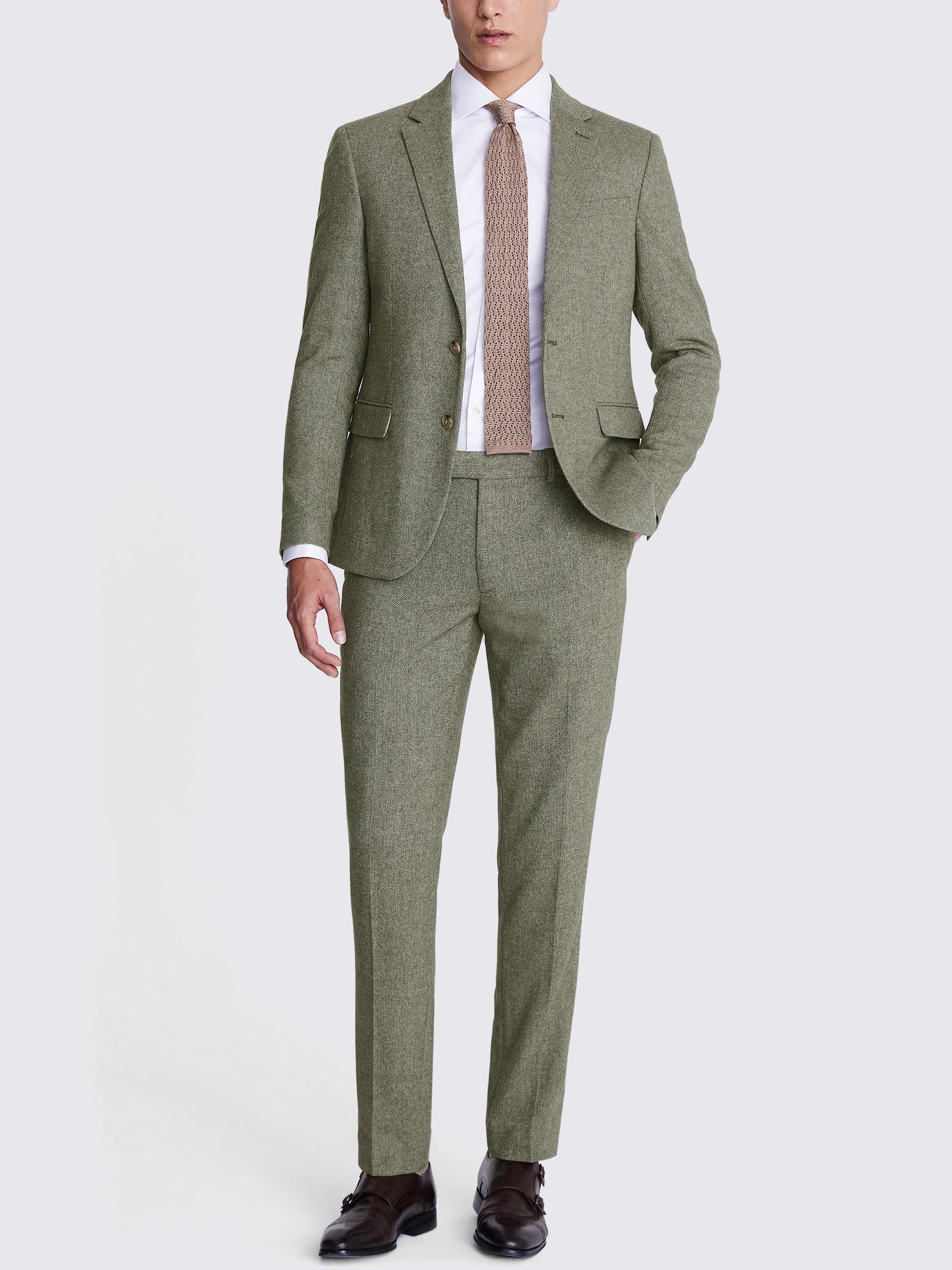 Notch Lapel Slim Fit Business 3 Piece Suit Blazer Vest Trousers