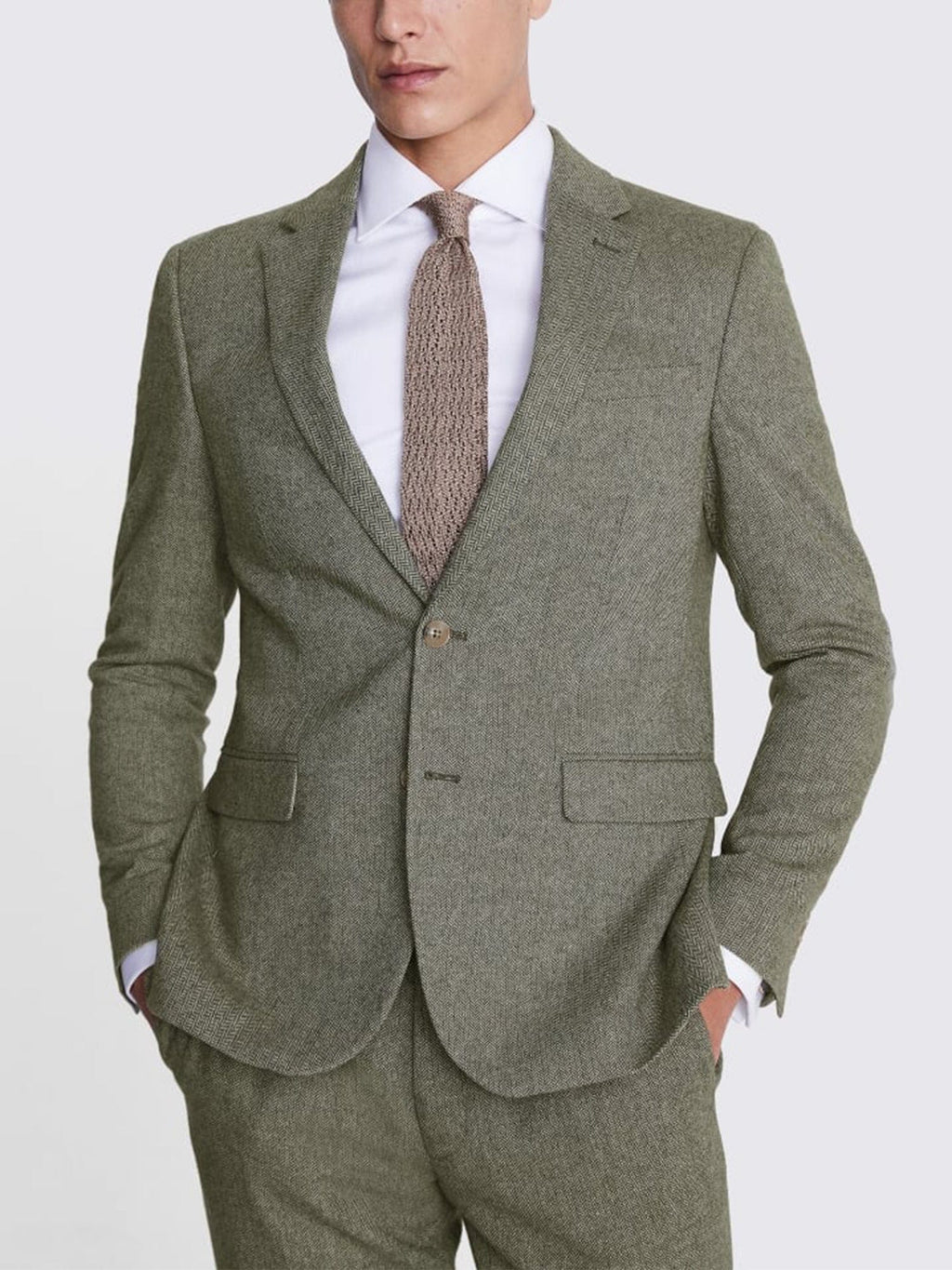 Notch Lapel Slim Fit Business 3 Piece Suit Blazer Vest Trousers