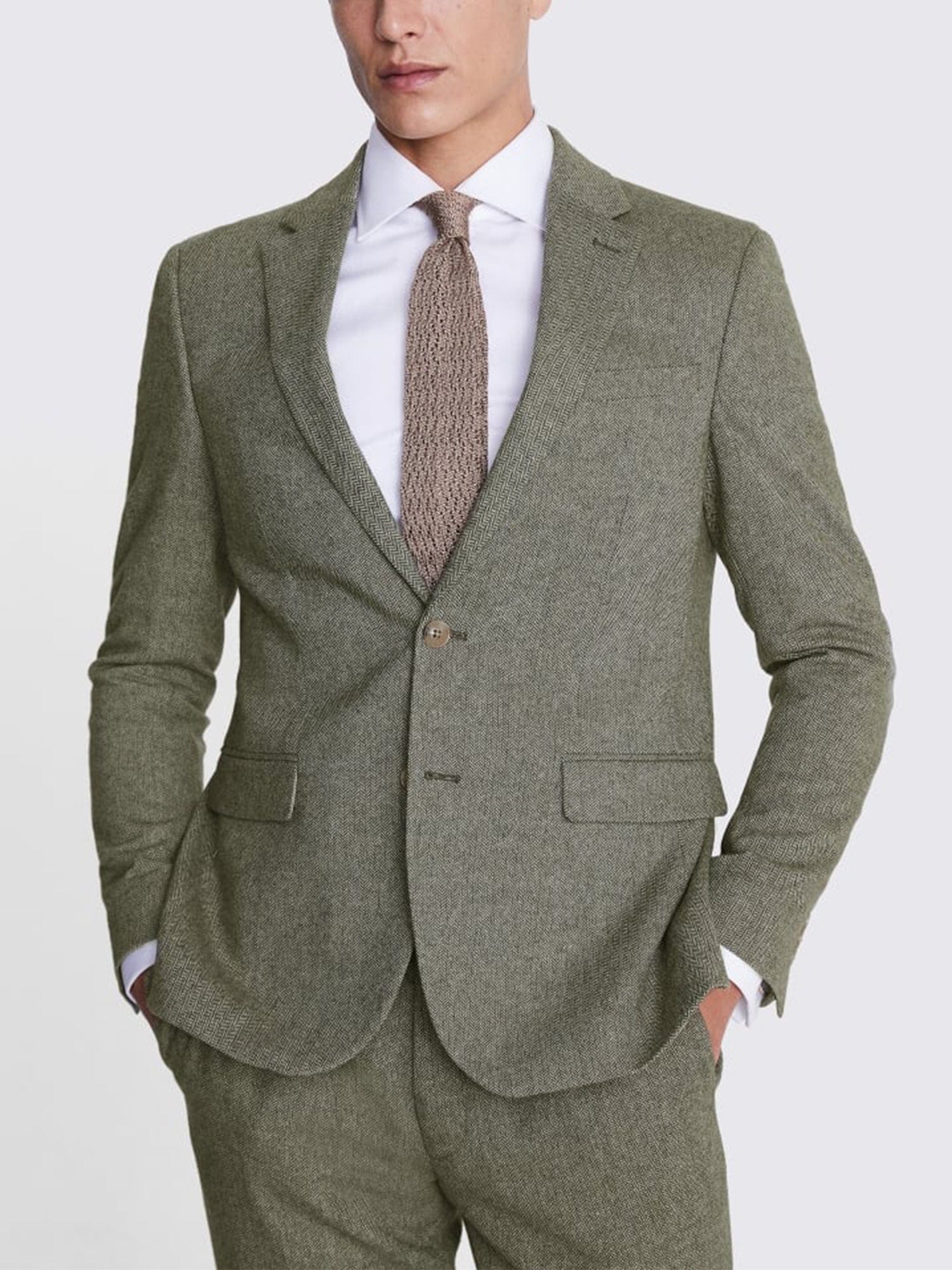 Notch Lapel Slim Fit Business 3 Piece Suit Blazer Vest Trousers