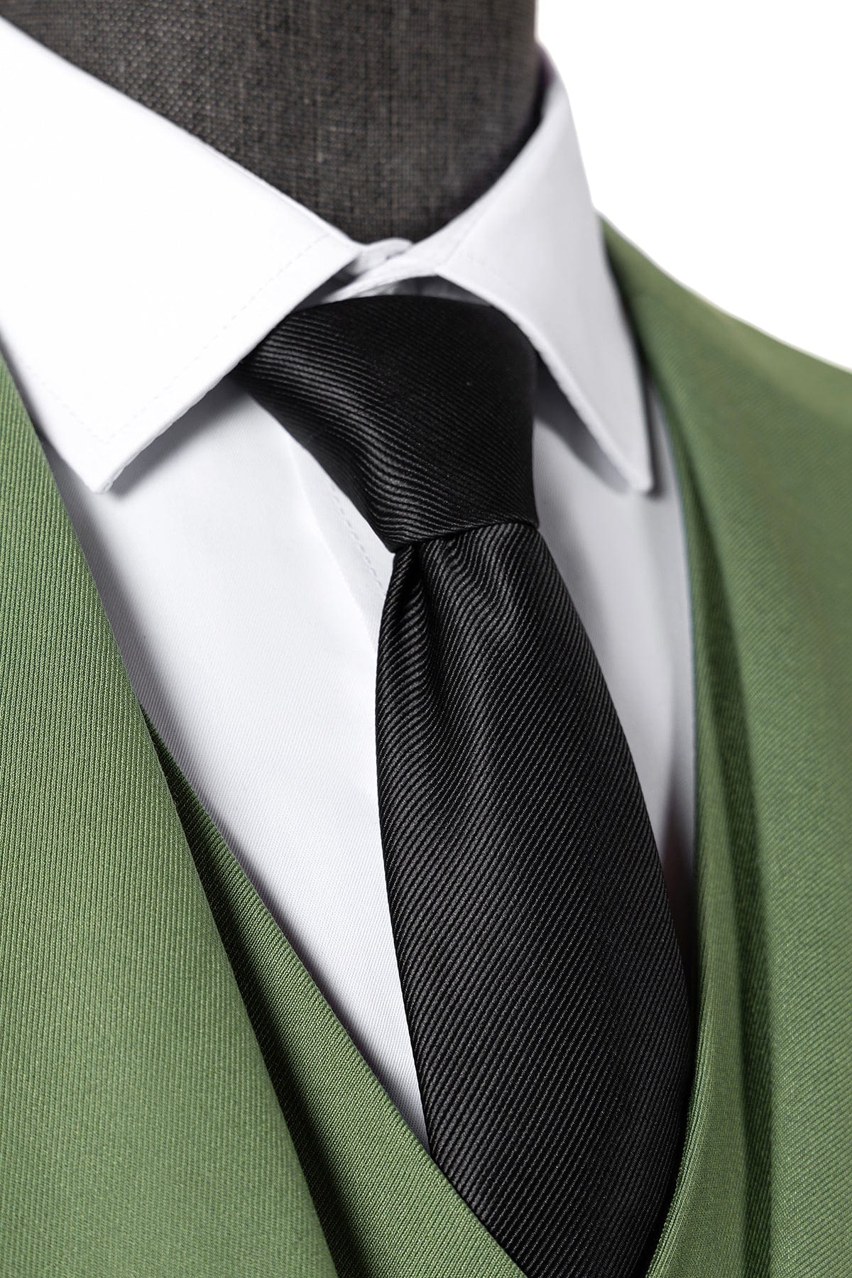 Peak Lapel Business 3 Piece Suit Blazer Vest Trousers