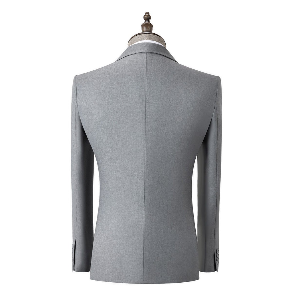 Notch Lapel 3 Piece Suit Blazer Vest Trousers