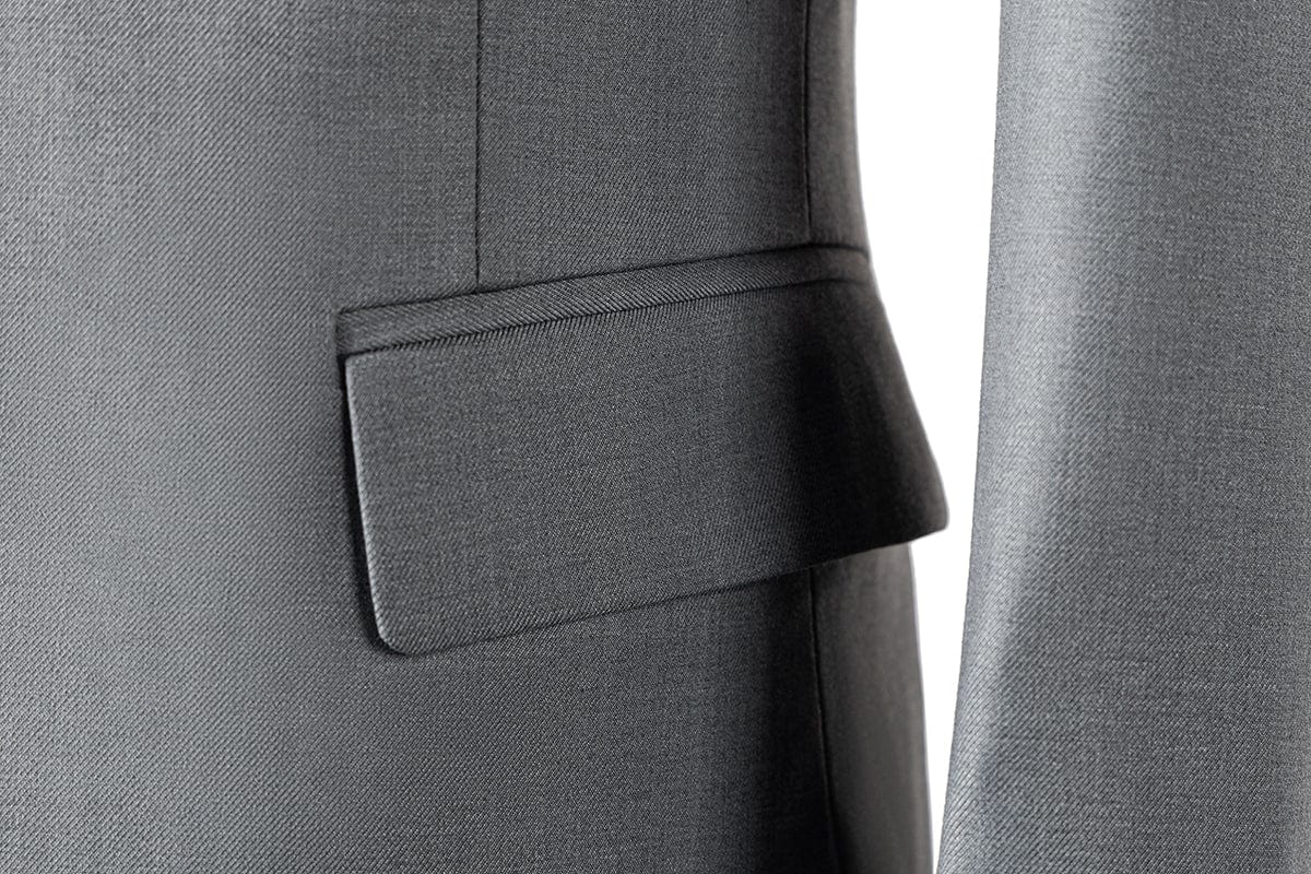 Notch Lapel 3 Piece Suit Blazer Vest Trousers