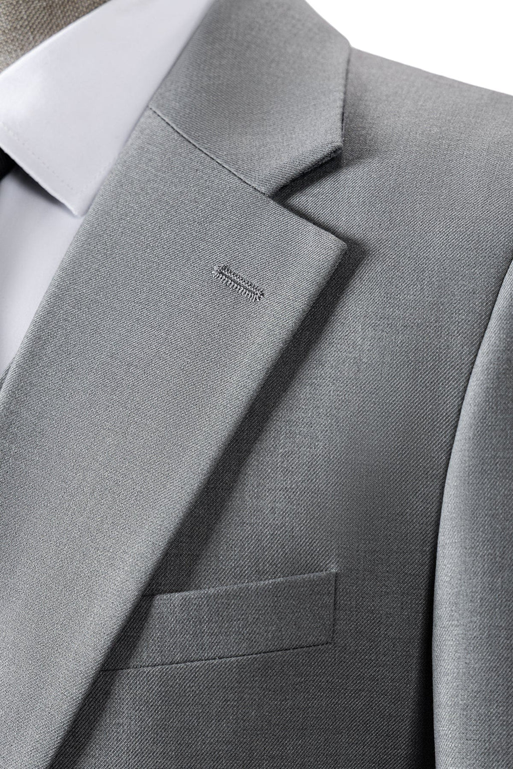 Notch Lapel 3 Piece Suit Blazer Vest Trousers