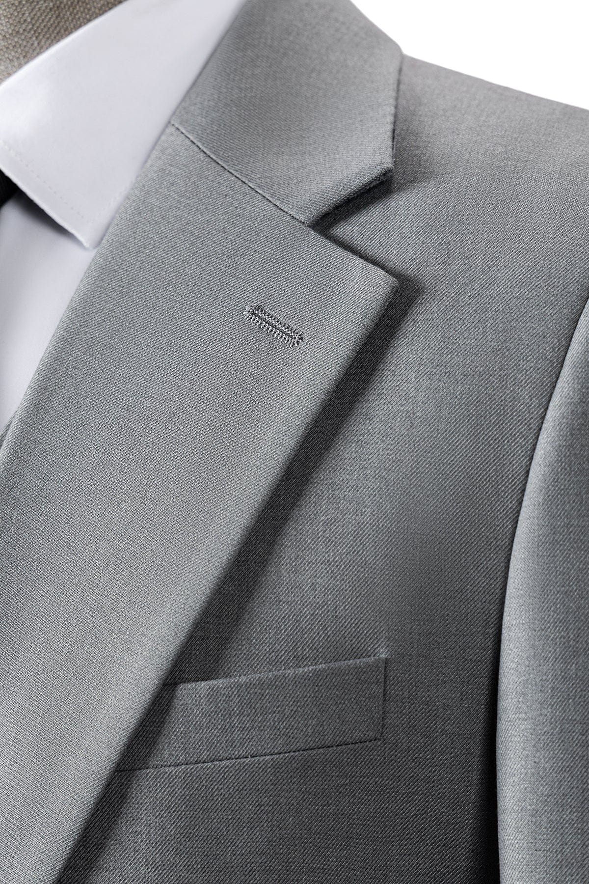 Notch Lapel 3 Piece Suit Blazer Vest Trousers