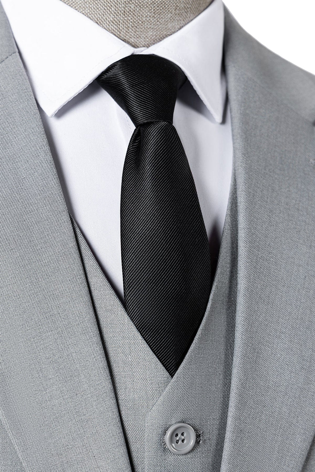 Notch Lapel 3 Piece Suit Blazer Vest Trousers